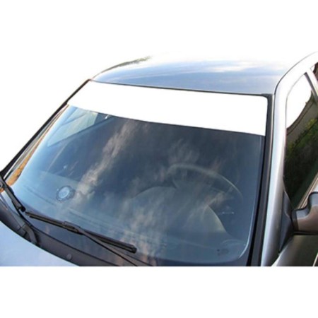 Tinting strip on the windshield, Skyway, 18x165 cm, long, white color, s09501008-1