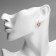 Earrings Metal Xuping Elevation, Color Pink Gold
