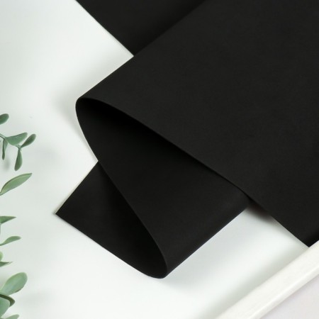 Foamiran 1 mm 60x70 cm, black