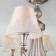 Incanto 8x40W E14 chandelier is silver