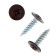 Self -tapping screws "Tundra Krep", with a spokeshade, pointed, 4.2x16 mm, galvanized, 200 pcs