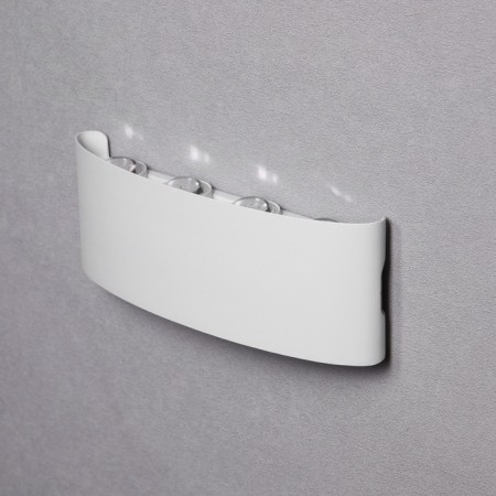 Front Farrier "Semisphere", FSD-100, 8 W, 3000K, 4 rays, IP65, 220 V, metal, white-3