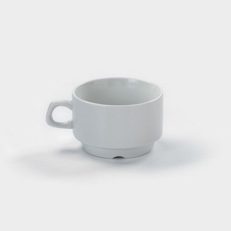 Cup "White", stacked, 250 ml, porcelain-1