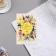 Birthday card!" multi -colored flowers, butterfly