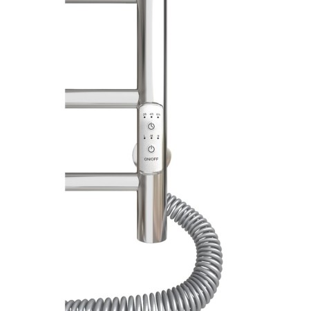 The electric heated towel -heated “Sanprise” Aurora P8, 500x800 mm, with a shelf, right, chrome-2