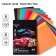 Set "Cars" A4: 8 l. tsv. monost. chalk. cardboard and 8 l. tsv. double. papers, cars