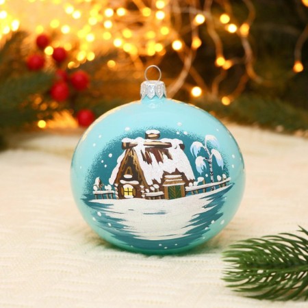 Ball "House" 9.5 cm mix-4