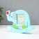 Photo frame plastic 6x6 cm "Elephant with an apple" Blue 18x3.9x16.3 cm