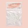 A set of interchangeable elastic bands to eyelashes for eyelashes, 20 pcs, white color