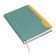 Dated 2025 diary, A5, 176 sheets of Escalada, solid cover of artificial leather, foil embossing, liesse, cream block 70 g/m2, green