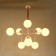 Causte "Punto" 9he27 white-gold 76x76x78 cm