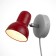 Sconces with the Sevantos wire E27 40W Red 9x9x14 cm