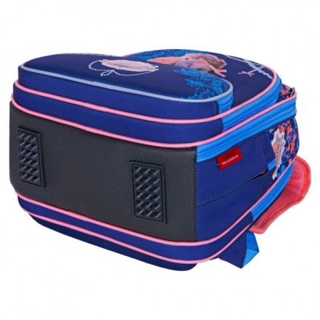 Frame backpack 36 x 28 x 11 cm, Across 198, filling: bag, blue/pink ACR22-198-4-6