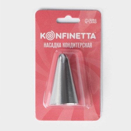 Konfinett confectionery “Closed star”, D = 3 cm, output 1.2 cm, stainless steel-7