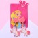 Clips children's "chosen" fairy tale, unicorn with a flower, pink color