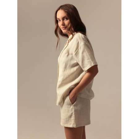 Female suit (shirt and shorts) SL Home p. L, milk-7