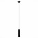 Sus with a double fixer ST LUCE. ST027.423.00. FARM, 4.5x4.5x215 cm, black color