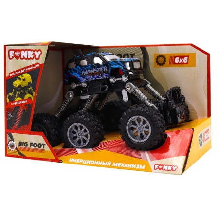 Inertial Funky Toys “SUV” machine, black color-1