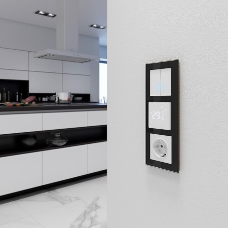 Thermoregulator for warm floor W1151201, touch, Wi-Fi, white-2