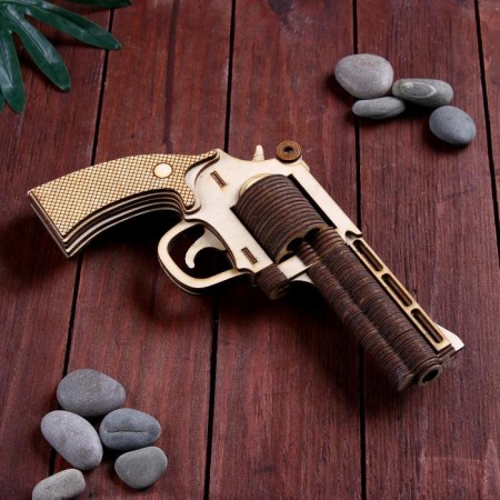 Souvenir wooden gun "Revolver"-2