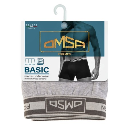Men's panties Omsa 1234, size 52, color Grigio Melange-2