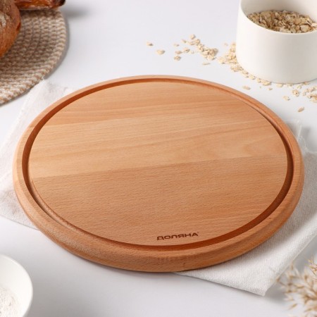 Dilan pizza board, d = 30 cm, beech array-1