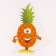 Thermalrotransfer "pineapple", set of 10 pcs.
