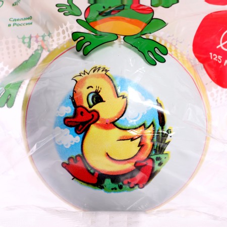 Ball with a pattern, diameter 12.5 cm, MIX color-5