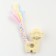 Premium Chewing Piramium toy "lamb", 9.4 x 6.4 x 3.2 cm, yellow