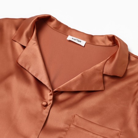Пижама женская (рубашка и брюки) KAFTAN Terracotta р. 52-54-2