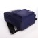 Youth backpack from textiles with a zipper, waterproof, 4 pockets, blue color