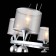 Suspended EVOLUCE lamp. Sle107103-05. Pazione. 5x40 watts, E14, 63x63x30 cm, chromium color