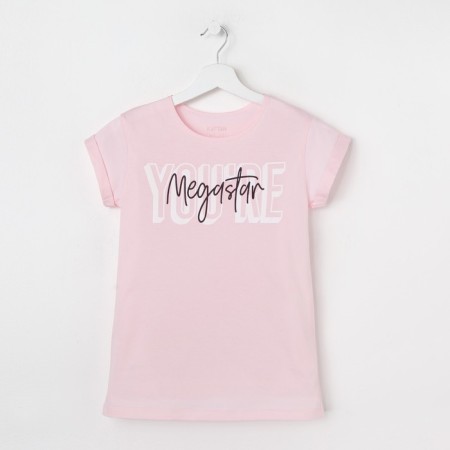 Women's T-shirt KAFTAN "MEGASTAR", pink, rr 40-42-2