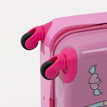 Baby suitcase 24 l (XS), lightning department, pink color-4