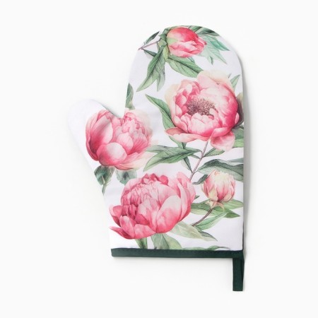 Mittens-seizure "Peonies" 20x27cm, 100% p/e