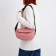 Youth bag with a zipper, pink color