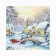 Set Ethel "Christmas Evening": a tablecloth 110x150 cm, with VGMO, Salf. 40x40 cm - 4 pcs.