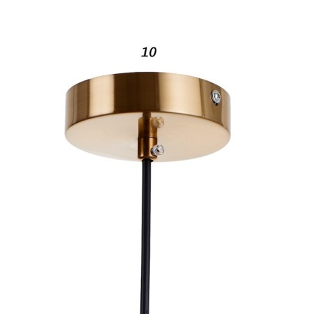 Lamp Bayerlux 1758/1GD E14 40W black and gold 20x20x24 cm-5