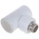 The Politekus tee, polypropylene, d = 25 mm x 1/2 ", external thread