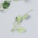 Decor for creativity "Green leaves on a twig" set 4 pcs 15 cm
