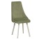 Lyon chair, velor tenerife nephritis / white metal