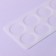 Chocolate form "Circle", silicone, 8 cells, 23.5 × 12 × 0.3 cm, the color is transparent