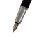 Gift handles, 2 pieces, in the leatherette case (feathers and ball), PB IM, black/silver