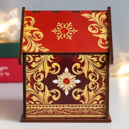Tea house "Santa Claus" 10.5x9.5x12 cm-2