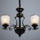 Aruna chandelier 3x40W E27 Black 62x62x46 cm Bayerlux