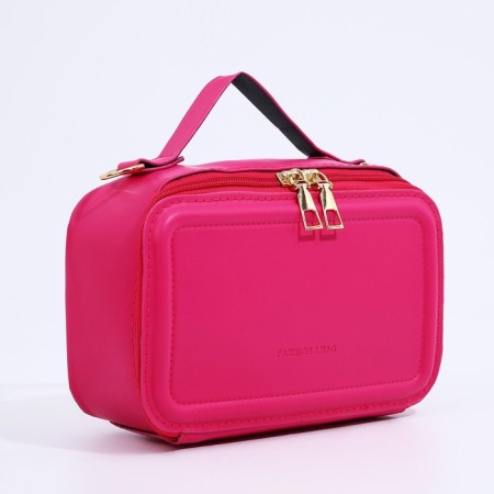 Bag Cross-Bodi with a zipper, pink color-2