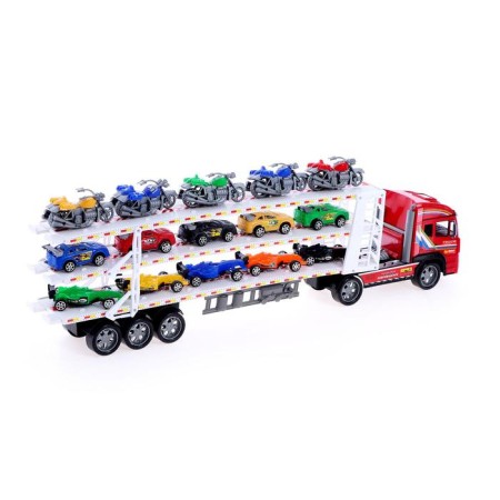 Inertial “Avtovos” truck, with 15 machines and motorcycles-2