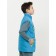 Vest for boys, height 128 cm, blue color