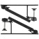 Table tennis grid Boshika, 180x14 cm, with fasteners