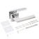 Separate handle "Allur" Art "Adele" CP, matte chromium color